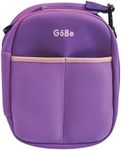 GoBe Kids Insulated Lunch Bag for Kids – Fits 2-in-1 Lunchbox Perfectly, Durable Neoprene, Machine-Washable, Lightweight, Reusable Lunch Tote for School, Daycare, Travel, and On-the-Go Meals - Purple