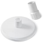 Pool Skimmer Vac Plate and 1-1/2 Inch Pool Spiral Wound Vacuum Hose Cuff Compatible with Skimmer SP1106, Hayward Swimming Pool Skimmer Basket SP1082 1084 1085 1075 Pool Cleaning Accessories