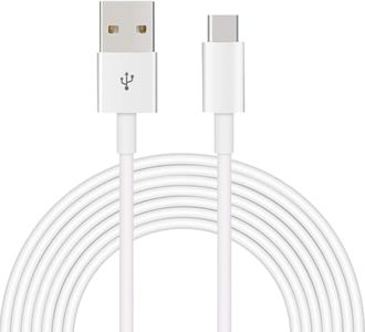 5M USB C Power Extension Cable for Home Security Cameras or Devices with USB C Port, USB A to USB C Durable Charging and Data Sync Cord-White