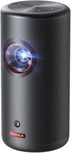 Nebula Anker Capsule 3 Laser 1080p, Smart, Wi-Fi, Mini Projector, Black, Portable Projector, Laser Projector, Autofocus, 120-Inch Picture, Built-in Battery, 2.5 Hours of Playtime