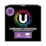 U by Kotex Ultrathin Overnight Pads