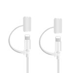 Anti-Loss Adapter Tether Prevents Adapter from Being Lost by Securing it to Charging Cable, Primarily Designed for Apple Pencil Adapter and Other Mini Adapters