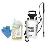 RootBlast 360g/L Glyphosate - 1L Weedkiller With Integral Measuring Device - JCB 5L Pump Sprayer - Includes Pair of Gloves - 1L Makes Up to 50L Of Ready to Use Product