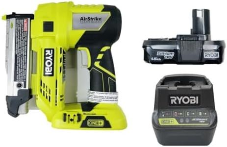 Ryobi 18-Volt Air Strike 23 Gauge 1-3/8" Cordless Headless Pin Nailer P318, Battery and Charger Combo Kit (Bulk Packaged)