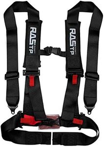 RASTP 4 Point Safety Harness with 3 Inch Padding (Black)