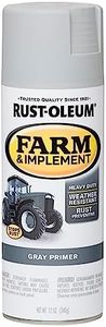 Rust-Oleum 280146 Farm and Implement Spray Paint, Grey Primer, 12 Oz