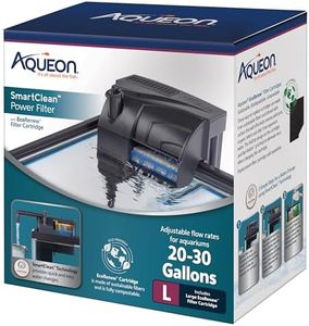 Aqueon Aquarium Fish Tank SmartClean Power Filter with EcoRenew Filter Cartridge, 20-30 Gallons