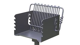 Pilot Rock Steel Park-Style Backyard Charcoal Grill - 16 1/4in.L x 14 1/8in.W, Model Number CPB-135