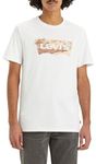 Levi's Men's Graphic Crewneck Tee T-Shirt, Tropical Batwing White+, S