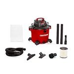 Craftsman CMXEVBE18695 16 Gallon 6.5 Peak HP Wet/Dry Vac, Heavy-Duty Shop Vacuum with Muffler/Diffuser and Attachments