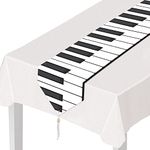 Beistle Piano Keyboard Table Runner