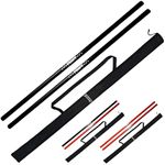 F.A.L. product Foam Padded Practice Staff 4 Ft with Carry Bag, Bo Staff, Bo Staff for Martial Arts and Karate (Black, 4ft)