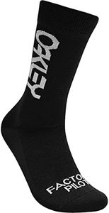 Oakley Men's Factory Pilot MTB Cycling Socks - Blackout/Large
