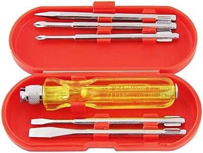 Spartan BS-01 5-Pieces Screwdriver Kit/Screwdriver Set For Home Use/For Multipurpose Application (S-6, Yellow)