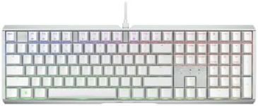 CHERRY XTRFY MX 3.1 Mechanical Wired Gaming Keyboard | New MX2A Switches (White, MX2A Brown)