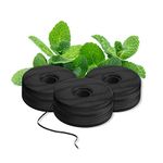 BURST Expanding Dental Floss Refills – 3 Pack of Mint Eucalyptus Aroma Refill Bobbins - Stain-Absorbing, Woven Tooth Floss - Vegan, Paraben Free, BPA Free, Cruelty Free, 32 Yards Each, 3 Pack