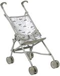 Adora Baby Doll Stroller with Glittery Design and Removable Seat - Machine Washable, Fits Dolls, Stuffed Animals or Plush Toys Up to 18 inches Birthday Ages 3+ - Twinkle Stars, Small