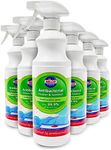 Nilco Antibacterial Cleaner and Sanitiser 1 Litres Multi-Surface Spray x 6 Bottles