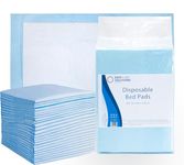 100 x Easy Care Solutions 60 x 90 cm | Disposable Incontinence Bed Pads | High Absorbency Underpads, Bed Mats, Mattress Protectors, Incontinence Pads | 4 Packs of 25