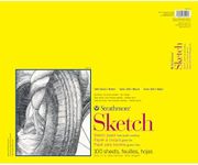 Strathmore 300 Series Sketch Pad, 14x17 inch, 100 Sheets, Glue Bound - Artist Sketchbook for Drawing, Illustration, Art Class Students