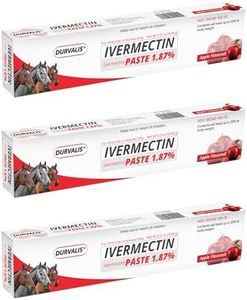Ivermectin Horse Paste 1.87% Dewormer 6.08g Dose-Effective Appled Flavored Ivermectin Paste for Equine Care,Horse Deworming Paste -for Horses Up to 1250 lb (3 Pack)