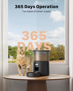 Automatic Cat Feeder 3L – Programmable Timer Pet Food Dispenser