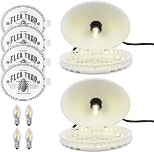 Flea Trap Lamp 2-Pack – Indoor Insect Catcher for Home Pest Control
