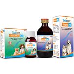 VETENEX Herbal Dewormer & Multivitamin Supplement Syrup with Biotin for Puppy and Cats - Pack of 2