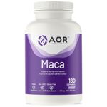 AOR Maca Root 375mg, 180 Capsules 90-Day Supply - Supports Energy & Vitality - Maca Root Extract Supplement, Promotes Balanced Hormonal Function - Menopause & Andropause Support - Vegan, Gluten-Free