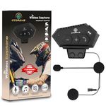 OTOROYS 1 Year Warranty Motorcycle Helmet Wireless Dual Earphone On-Ear Helmet Bluetooth Calling and Music with Mic, (Support iOS & Andriod) (OTOB12)