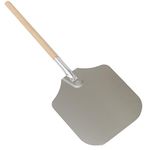 American Metalcraft 3714 37" Aluminum Pizza Peel with 21" Wood Handle, 14" x 16" Large Blade