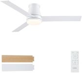 CJOY 52'' White Flush Mount Ceiling