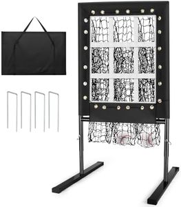MONOJOY Baseball Pitching Net: 9-Hole Pitching Net with Strike Zone