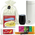 Get Well Soon Gift Basket for Men and Women: Organic Tea, Portable Kettle, Soup, Honey Sticks, Cookies & Insulated Mug Care Package | Post Surgery | Feel Better