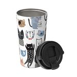 bassyil Cat Carry Insulated Coffee Mug