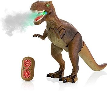 Advanced Play Jurassic World Dinosaur Toy Realistic Walking Tyrannosaurus Rex Multifunction RC Trex Toy Figure with Roaring Spraying Function Good Dinosaur Toys for Boys Girls Ages 3+