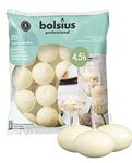 Bolsius Floating Candle-Ivory, Wax, 30 x 45 mm (Packaging may vary)