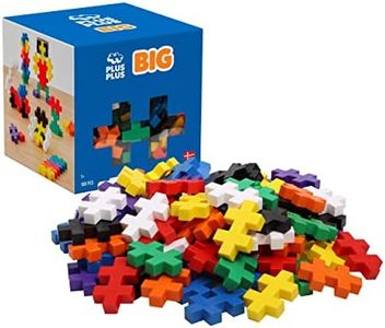 Plus-Plus 9603210 Ingenious Construction Toy, Open Play Big Basic Mix, Building Blocks Set, 100 Pieces