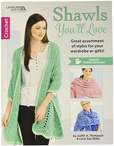 Leisure Arts 6668 Shawls You'll Love Art Work