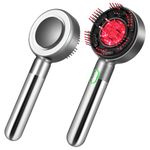 Cordless Scalp Massager,3 in 1 Electric Scalp Massaging Brush with Shiatsu Function,Red Light Head Massager for Hair Growth,Scalp Massage Comb,Hair Oil Applicator,IPX7 Waterproof