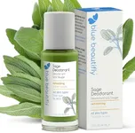 Blue Beautifly Sage Natural Deodorant for Women & Men - Combats Unpleasant Odors Botanically - No Aluminum, Talc, Phthalates, Paraben, Fragrances, Carcinogens, or Toxins - Non-staining - 1.7 fl oz