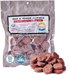 Fresh Is Best - Freeze Dried Healthy Raw Meat Treats for Dogs & Cats - Beef & Veggie Morsels