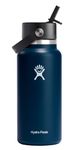 Hydroflask W32BFS464 32 Oz Wide Flex Straw Cap Indigo