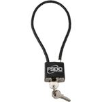 FSDC (Firearm Safety Devices - FSDC-CL1020RKD 15" Gun Cable Lock with 2 Keys - California DOJ Approved Lock - Scratch-Resistant Plastic Body & Cable Cover