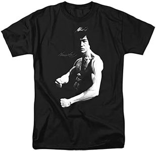 Cotton Soul Bruce Lee Stance - Maglietta unisex, colore: nero, Nero , M