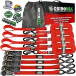 Rhino USA Ratchet Tie Down Straps (