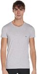 Emporio Armani Bodywear MEN'S KNIT T-SHIRT, Grey Marle, X-Large