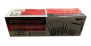 Neilsen ct1920 18 Piece Punch Set in ROLL UP Bag, Red