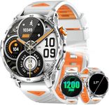 PODOEIL Military Smart Watch for Men, 1.7" HD Touchscreen, Bluetooth Call, 1000mAh Battery, Heart Rate/SpO2/BP, 110+ Sports Modes, 5ATM Waterproof for Android & iPhone