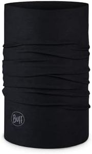 Buff Braga de cuello Original EcoStretch youth, Unisex niños, Solid Black, Talla única
